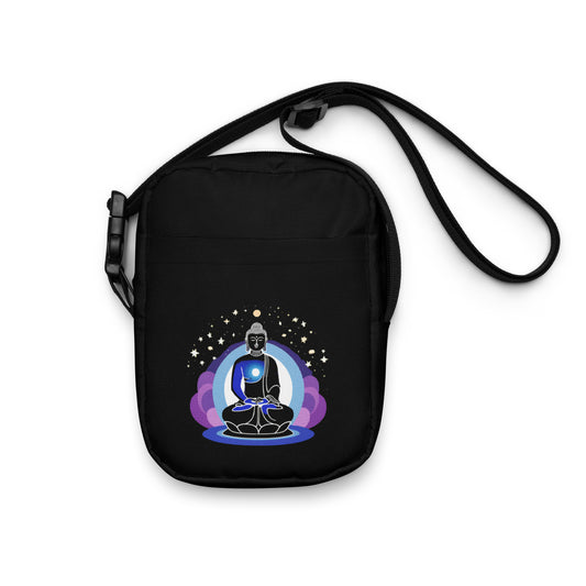 Unisex Utility Crossbody Bag | Meditating Buddha